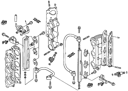  honda BF225 XU  