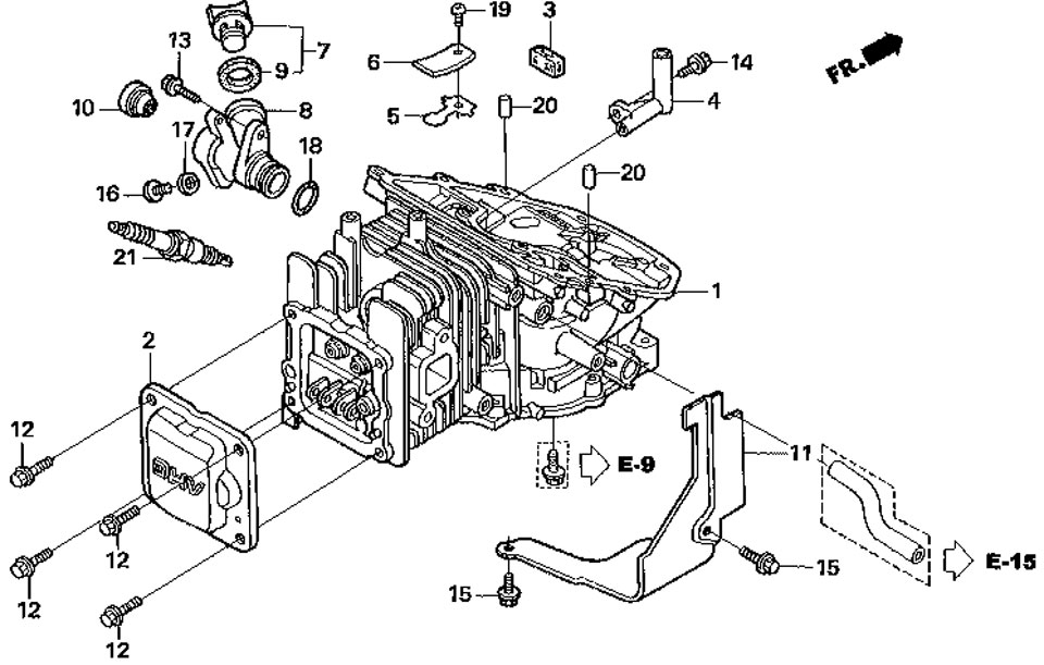   honda BF2,3D6 SC HU