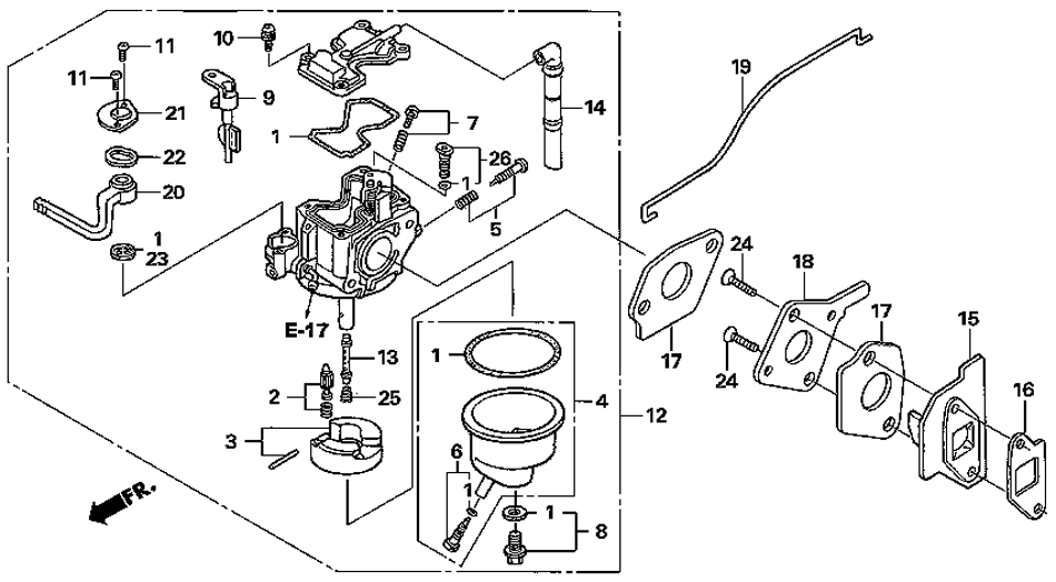    honda BF 2,3 D6 SCHU