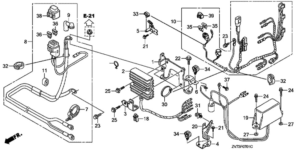  honda BF30 A4 SRTU,  Regulator