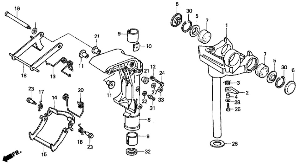      honda BF5 A4 SU