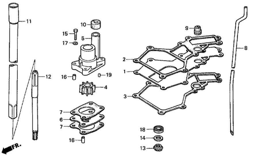  honda BF5 A4 SU -     