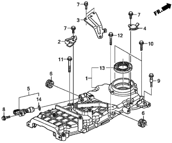  honda BF-90 DKO LRTU   Chain Case