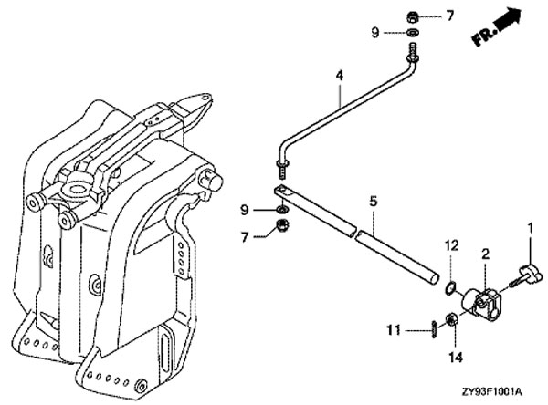  Honda BF-90 DKO LRTU ,  ,  