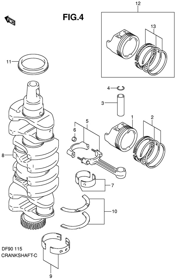 ����� Suzuki DF115 TLK9 E1 K9 ��������