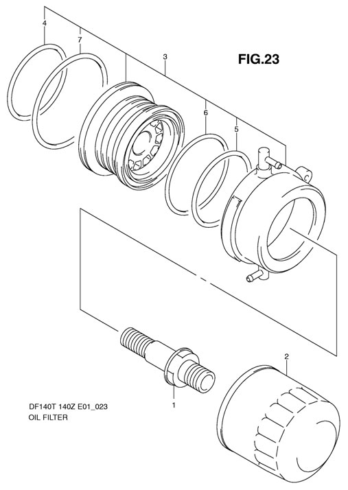 �������� ������ ��� Suzuki DF140 TLK11 (E1) K11