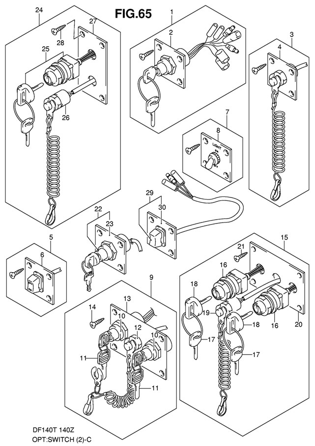 �������������� ����� Suzuki DF140 TL K11 - ������������� ��� DF140Z ������� 2002-2004 ����
