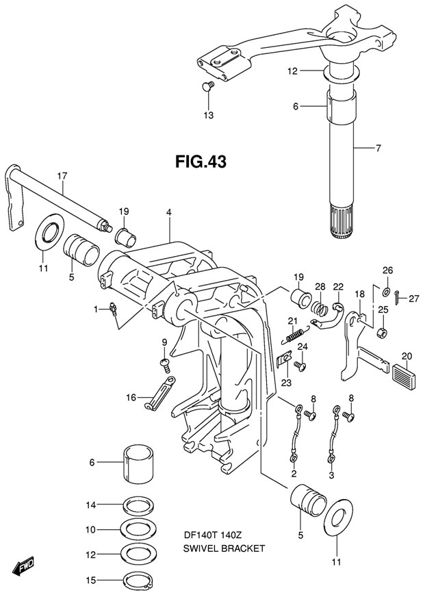 �������� ����� Suzuki DF140TL K11, ���������� ���������