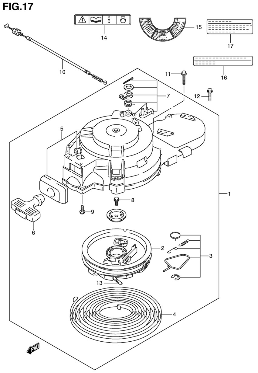 ���������� ������� ��������� suzuki df15 sk9