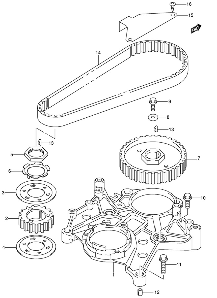 ������ ����������� suzuki df 15 s - ������ 2005-2009 ����