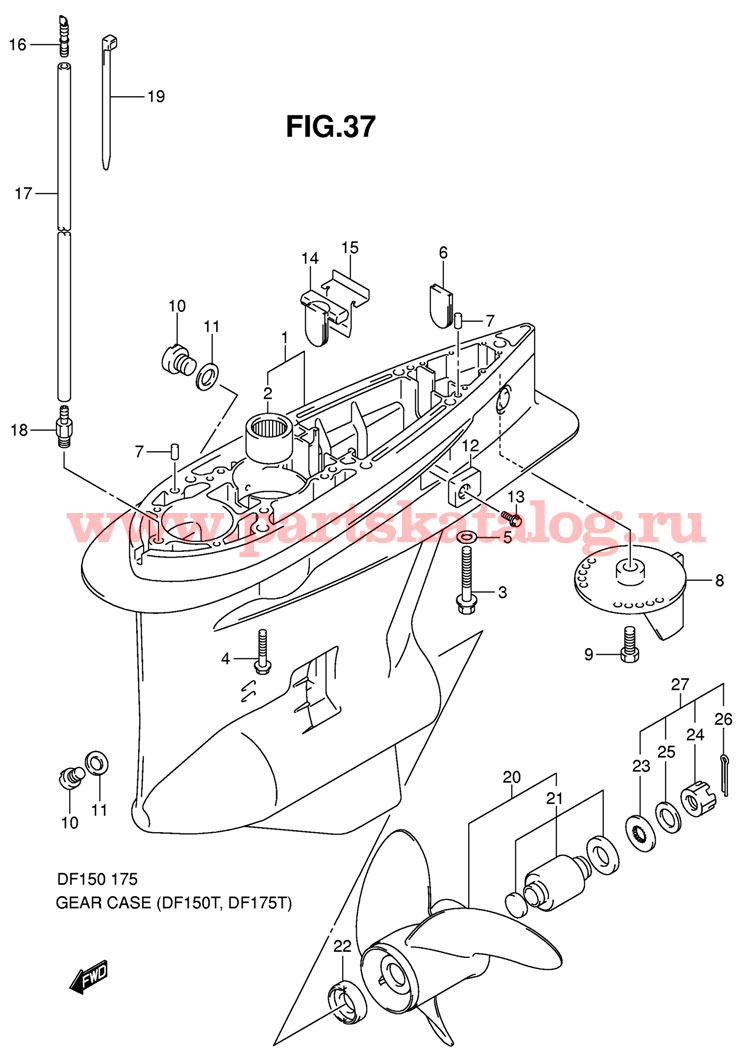 ������ ������� ������� �� ��������� Suzuki df150tx k11, ����������� df150t