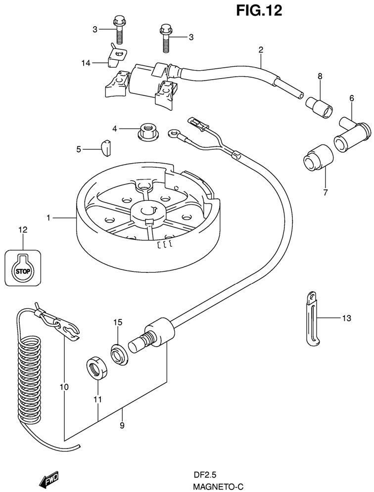 ������� suzuki df2.5 sk9 Magneto