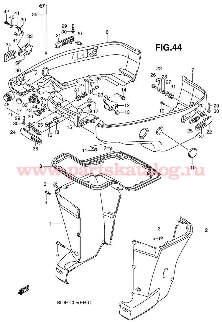 ������� ������ ��������� Suzuki DF 200 TK11 2011