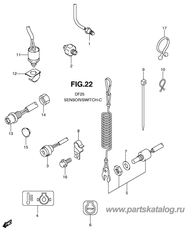 ������� � ������������� ��������� Suzuki df25 k10