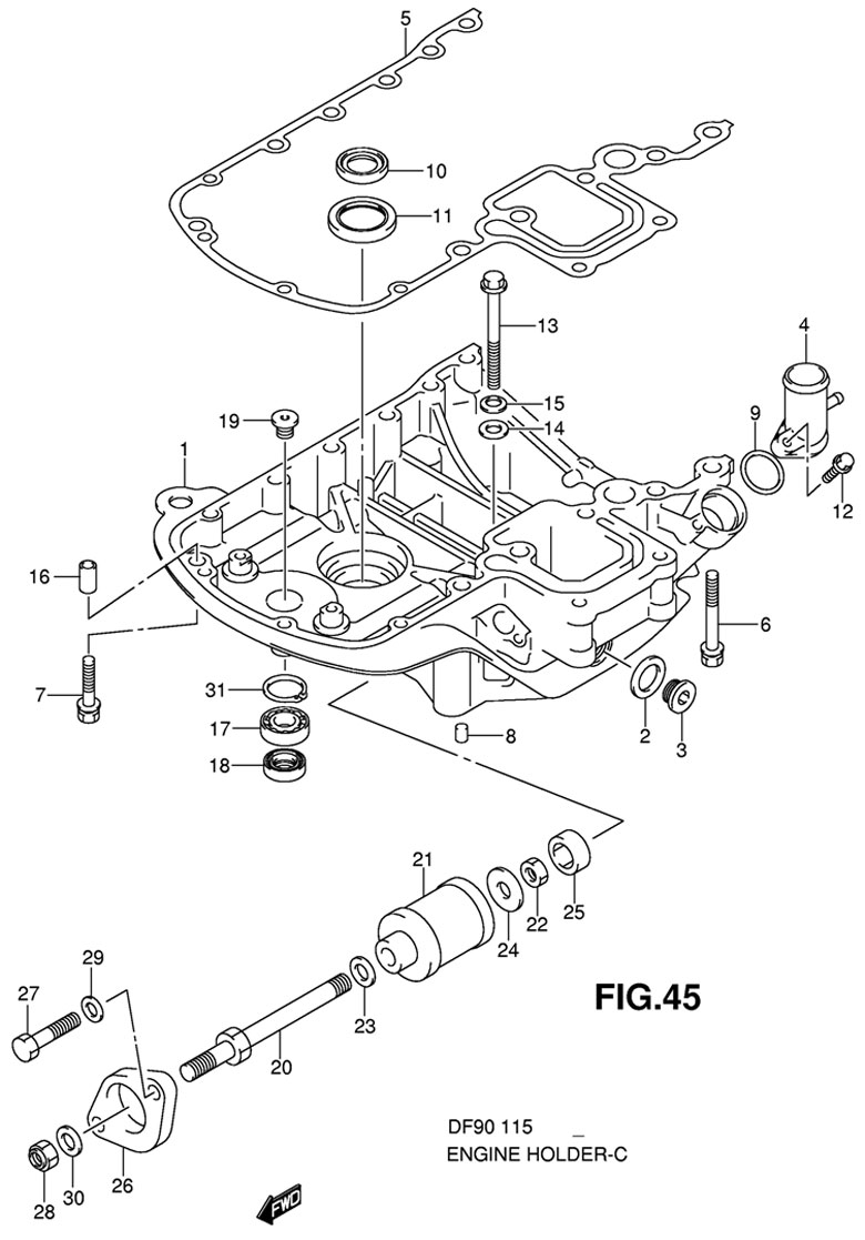 ����� Suzuki DF90TL K8, ������ ��������� ���������