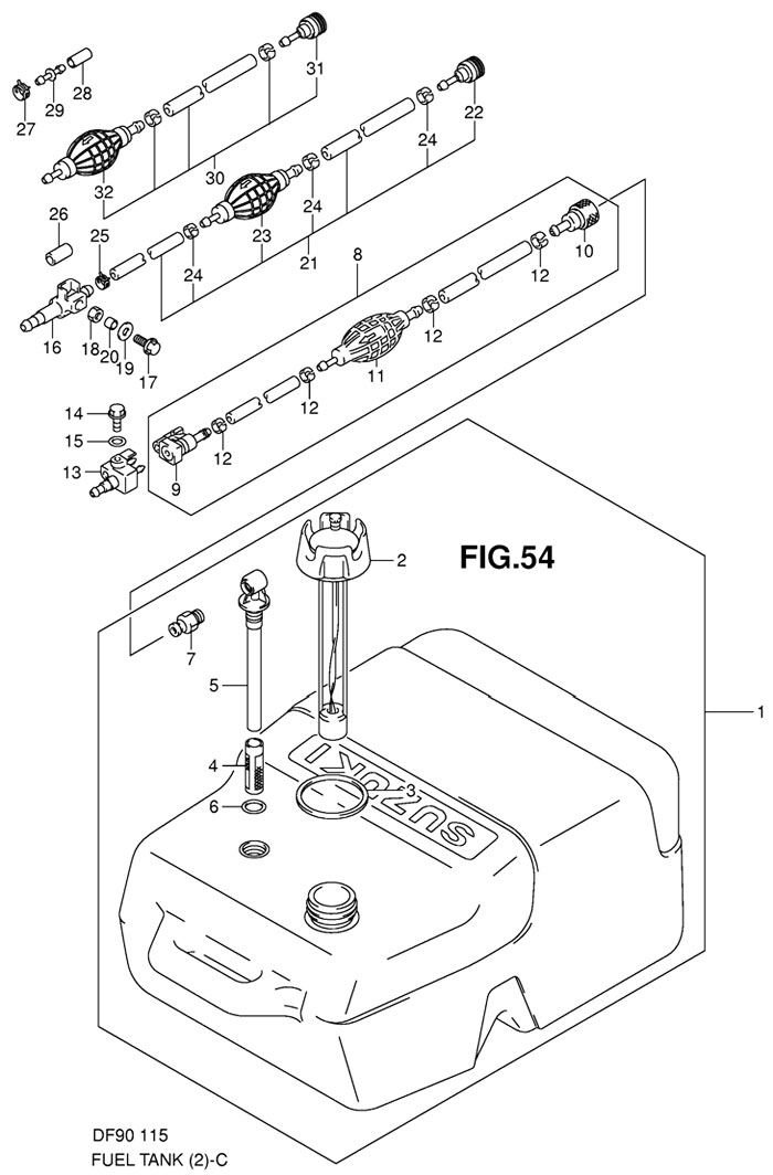 ����������� ��������� ��� Suzuki DF 90 2008