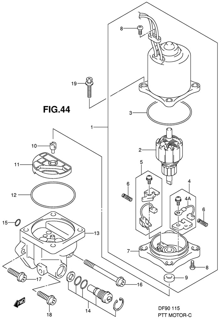 �������� ��������� Suzuki DF90 TL 2008, �������� �������� �������