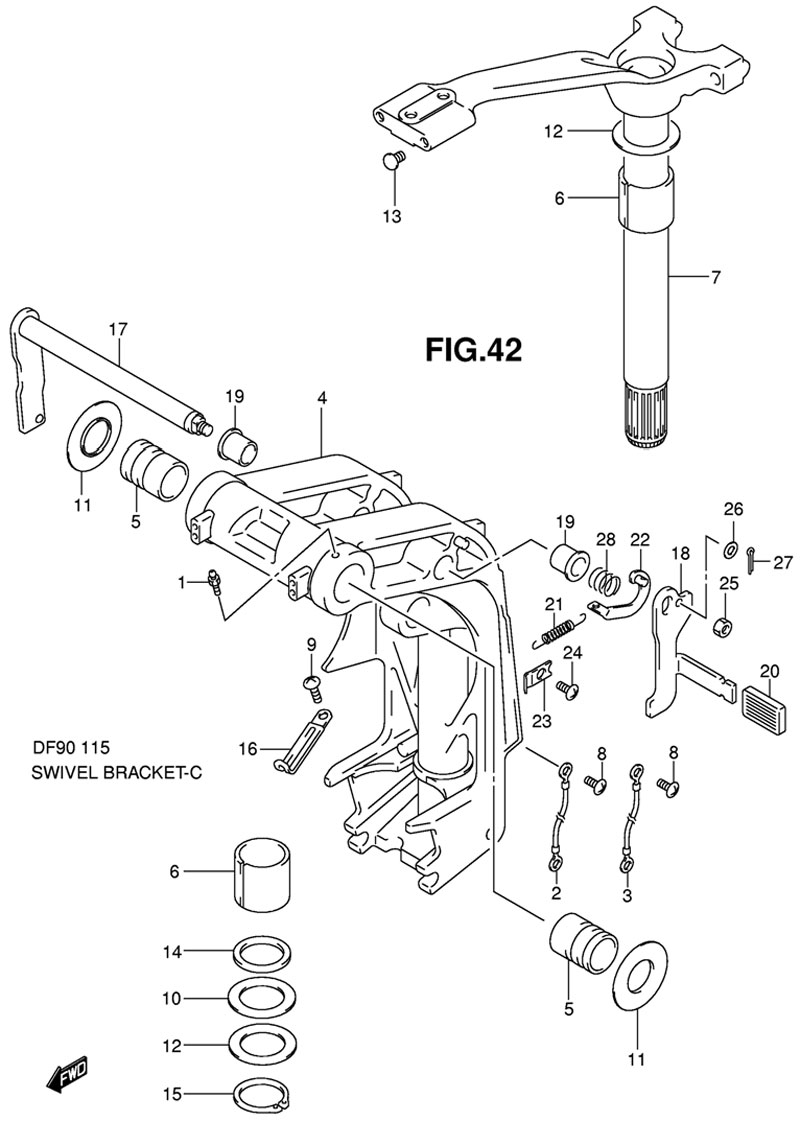 ���������� ��������� Suzuki DF 90 TL K8