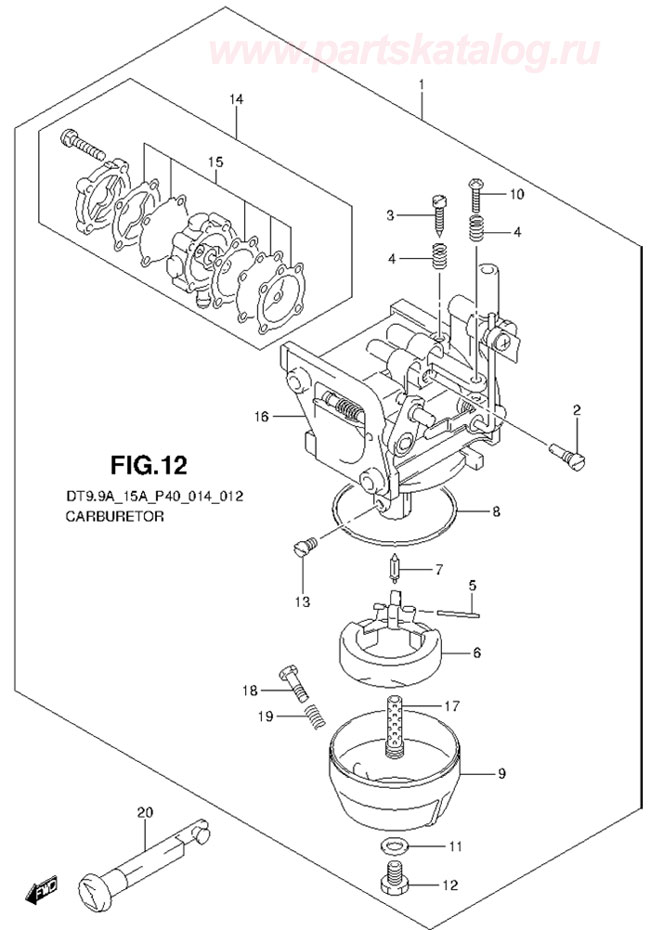 ���������� suzuki dt9.9a p40 2013