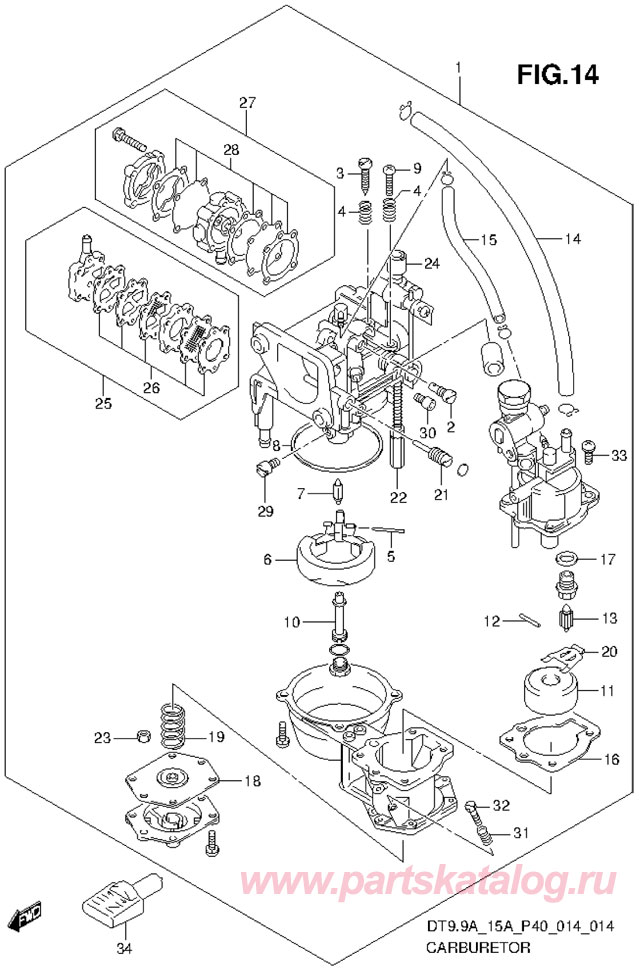 ���������� suzuki dt9.9ak p36 2013