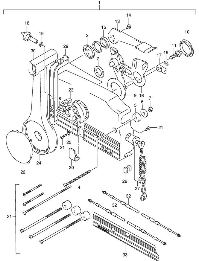 ������������� ���������� (Remote Control) ���� 2 �� Suzuki dt15 sk9