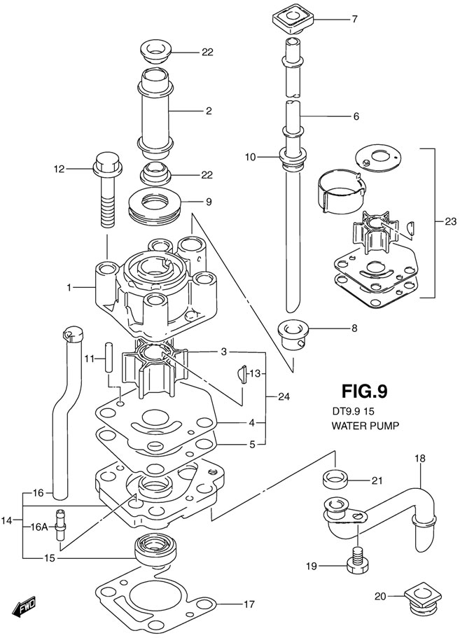 ������� ����� suzuki dt15 sk9