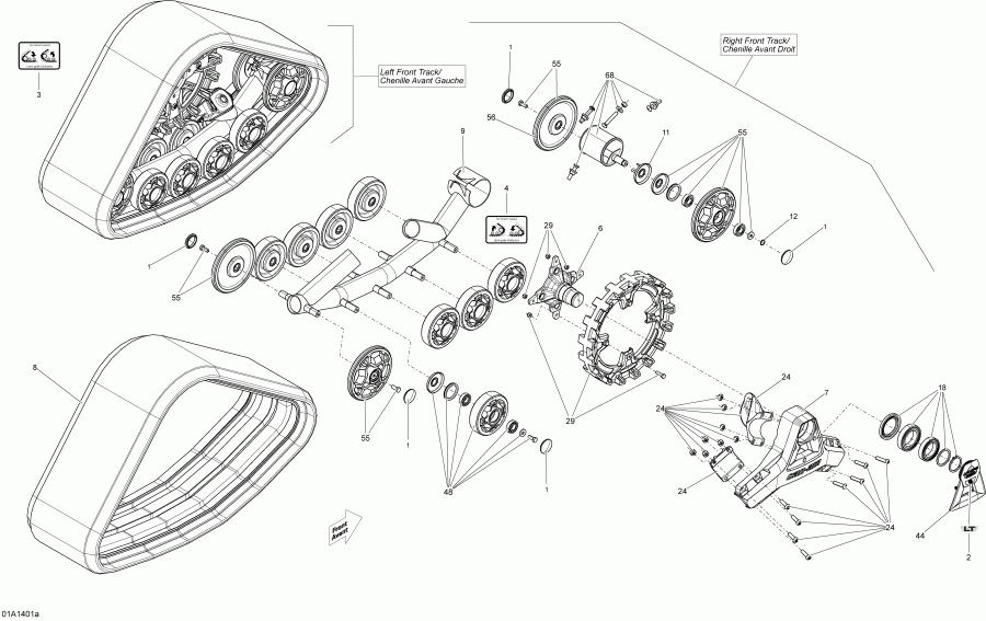    0Track Kit Rear - 01a1401a