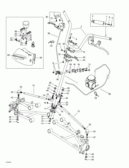 ATV   Traxter, 7400/ 7401/7413/7414, 1999 -   System