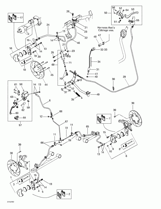 Traxter, 7405/7406, 2000 - Hydraulic Brake