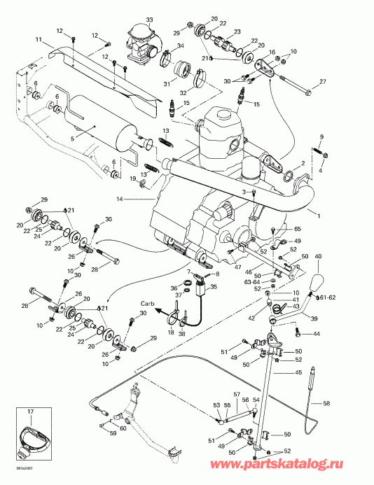 ������������  Traxter, 7413/7414, 2000 - Exhaust System