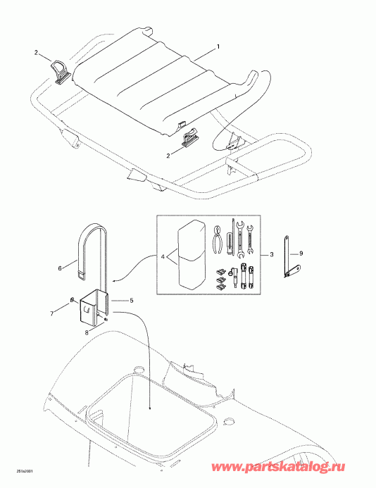    Traxter, 7413/7414, 2000 - Front Tray