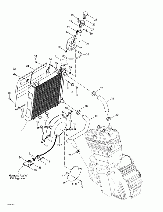 ������������ BRP ������ DS 650, 7404, 2001 - ���������� System
