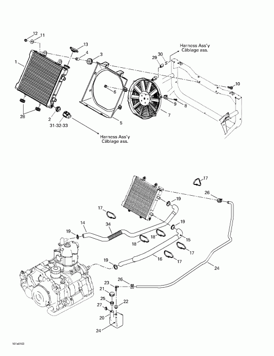 ������������  Traxter Autoshift, 2001 - Cooling System