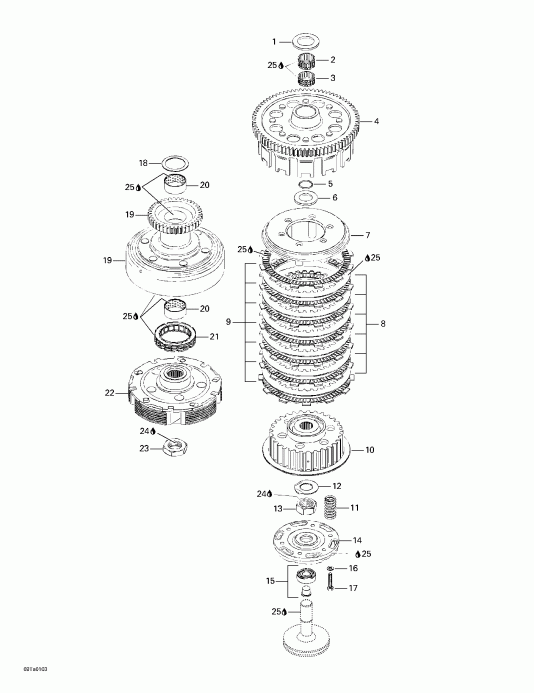  Traxter Autoshift, 2001 - Clutch