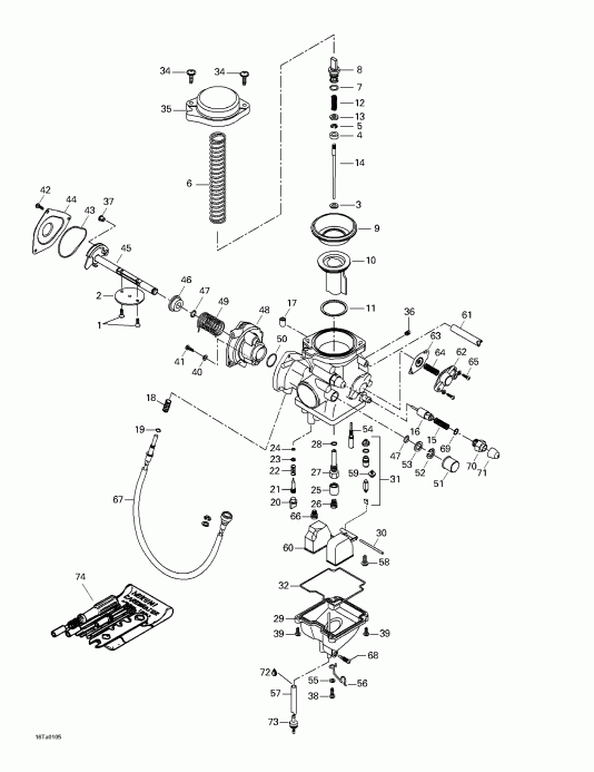 BRP Traxter Footshift, Green/vert, 2001 ������ - ����������