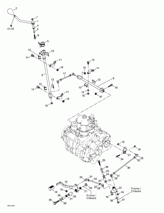ATV BRP Traxter Footshift, Green/vert, 2001 - Footshift