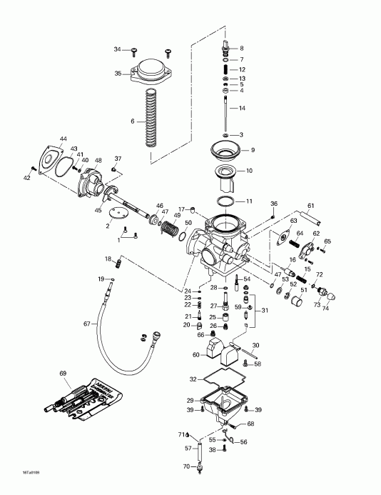 ������������ Bombardier Traxter XL, 7448, 2001 - ����������