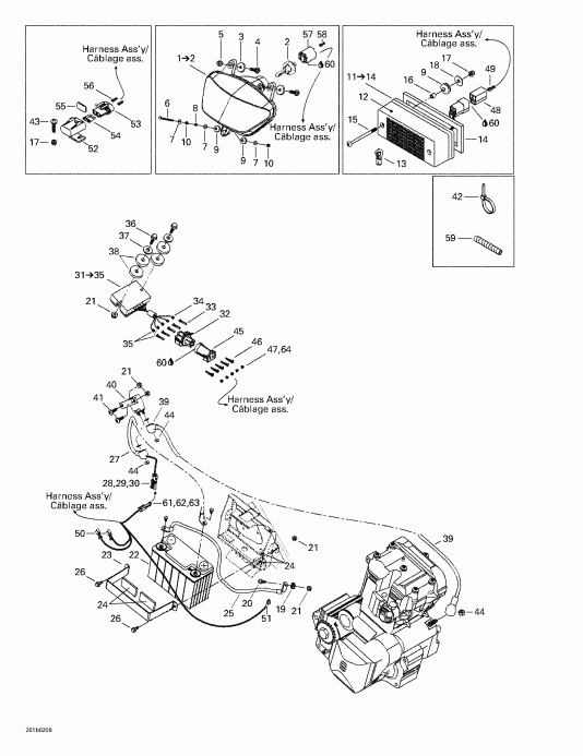 DS 650 Baja, 2002 - ��������� System 1