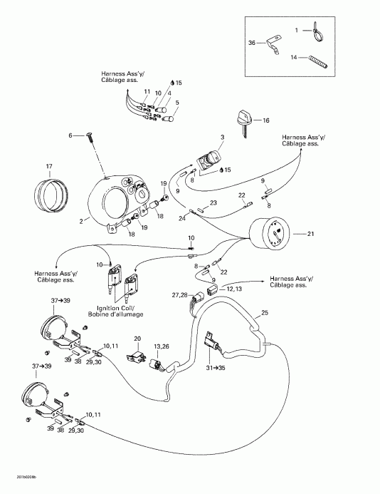 BRP DS 650 Baja, 2002 - Electrical System 2