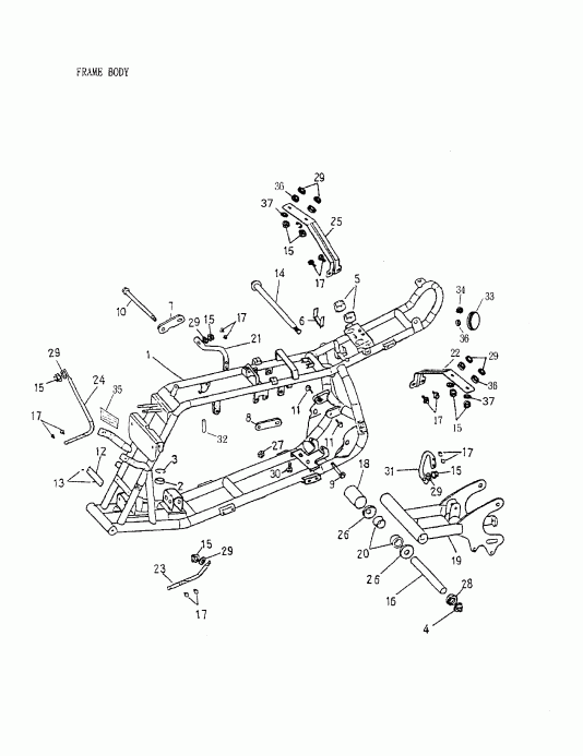  BRP - Frame And Body 172-16