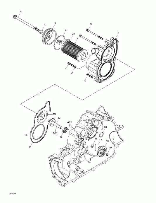  Bombardier Quest, 2002 - Engine Cooling