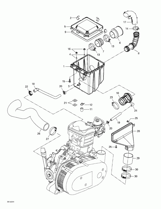 ATV BRP  Quest, 2002 - Air   System