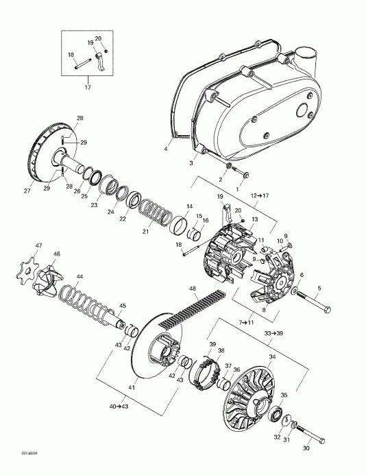   Quest XT, 2002  - Belt   