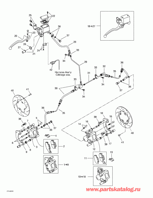  Bombardier - Front Brake