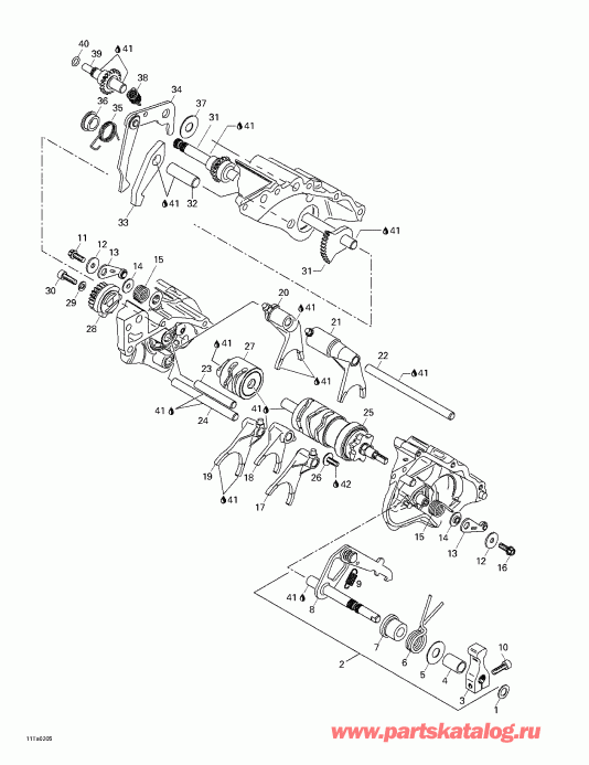 ������������ BRP ������ Traxter Autoshift, 2002 - Gear Shift