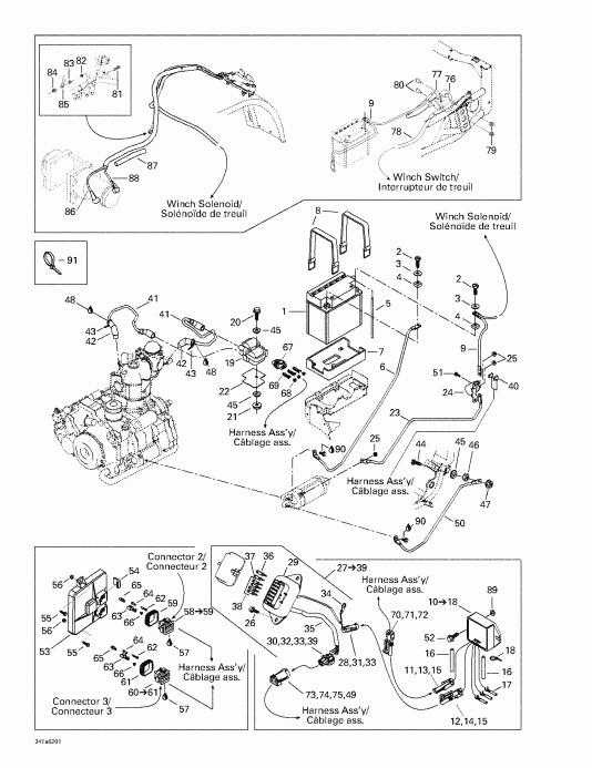 ���������� BRP Traxter XT, 2002 - Battery And Electrical Accessories