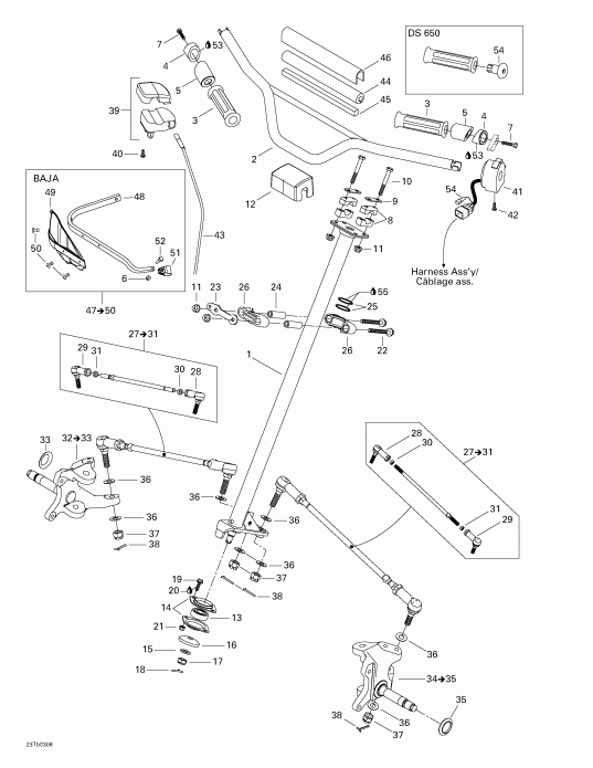 BRP ������ DS 650, 2003 - ������� ������� System