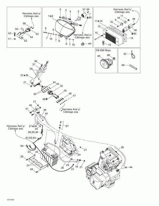 ���������� BRP DS 650 Baja, 2003 - Electrical System 1