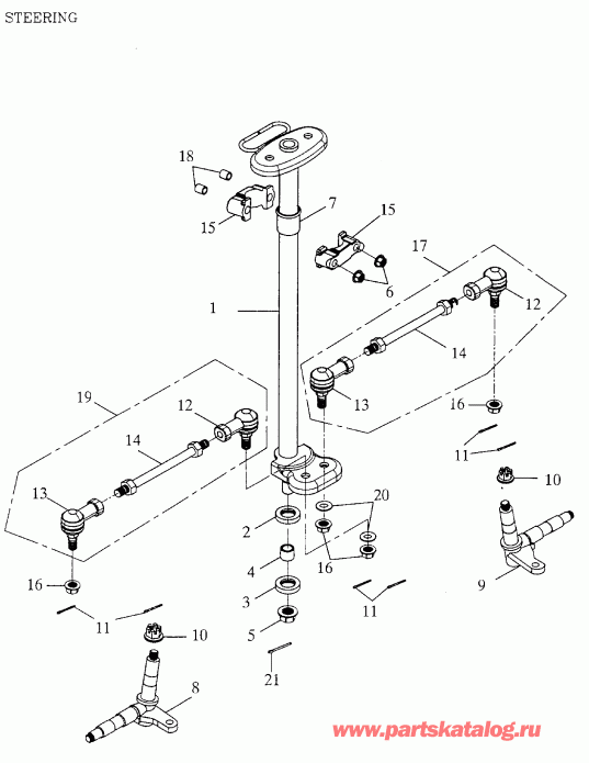   Mini DS 90 2-strokes, 2003 - Steering System 170a-23