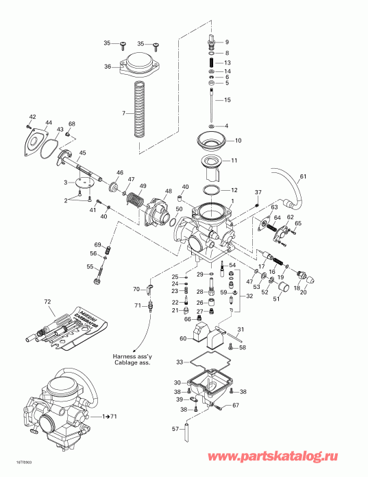    Outlander 400, 2003 - Carburetor